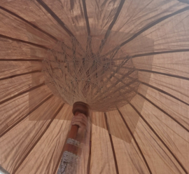 Parasol 2 mtr uni katoen