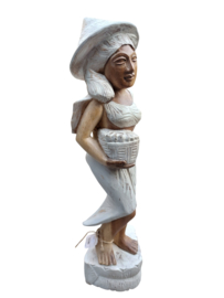 Beeld Balinese vrouw