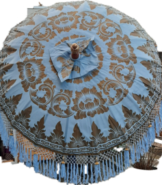 Parasol katoen print,diameter 1.50