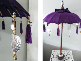 Tafelparasol enkel (diverse kleuren)