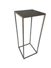 Metalen zuil brons-serie - 30 cm x 30 cm x 60 cm (BxLxH)