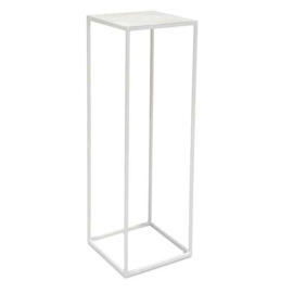 Metalen zuil White Serie - 25 x 25 x 50 cm (BxLxH)