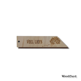 ROUWLABEL BOOM - 10  stuks