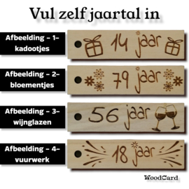 Jaartalkaartje