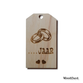TROUWDAG RINGEN .. JAAR - 10 stuks