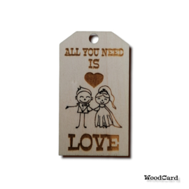 ALL YOU NEED IS LOVE - 10 stuks