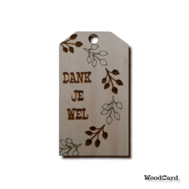 DANK JE WEL - KRANS - 10 stuks