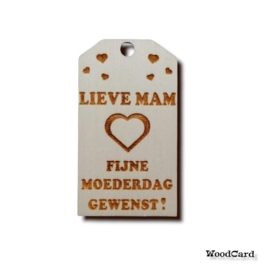 LIEVE MAM EEN FIJNE MOEDERDAG TOEGEWENST - 10 stuks