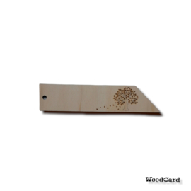 ROUWLABEL BOOM - 10  stuks