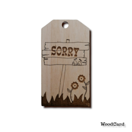 SORRY - BORD - 10 stuks