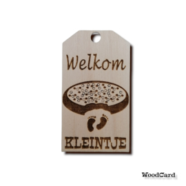 WELKOM KLEINTJE - BESCHUITJE - 10 stuks