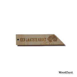 ROUWLABEL BOOM - 10  stuks
