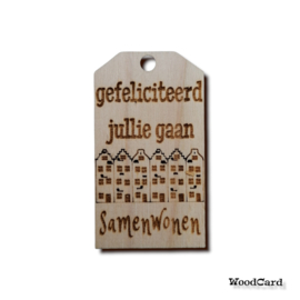 SAMENWONEN  GRACHTENPANDJES - 10 stuks