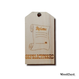 GESLAAGD - DIPLOMA - 10 stuks