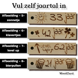 Jaartalkaartje
