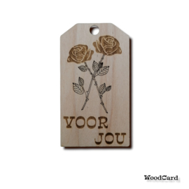 VOOR JOU  - 2 ROZEN - 10 stuks