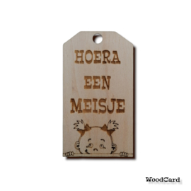 HOERA EEN MEISJE - 10 stuks