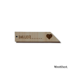 ROUWLABEL HART  - 10 stuks