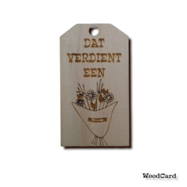 DAT VERDIENT EEN BLOEMETJE - VELDBOEKET - 10 stuks