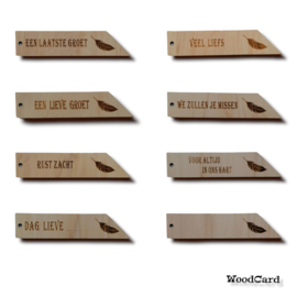 ROUWLABELSET - VEER - 40 stuks