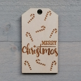MERRY CHRISTMAS ZUURSTOKJES 10 ST