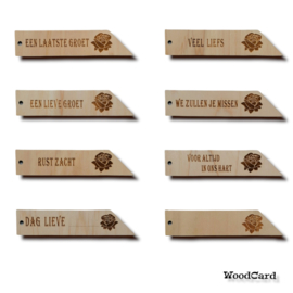 ROUWLABELSET - ROOS nr.2 - 40 stuks