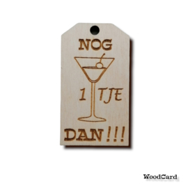 NOG 1TJE DAN - COCKTAILGLAS - 10 stuks