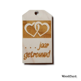 ....JAAR GETROUWD - HARTEN - 10 stuks