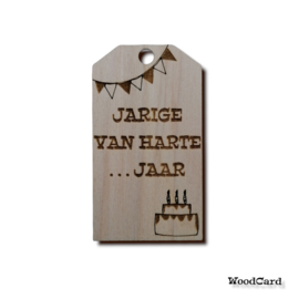 JARIGE VAN HARTE ... JAAR - 10 stuks