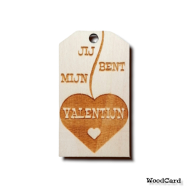 JE BENT MIJN VALENTIJN - HART - 10 stuks