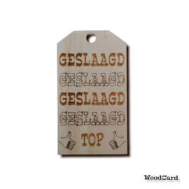 GESLAAGD GESLAAGD - 10 stuks