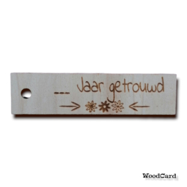 ___ jaar getrouwd