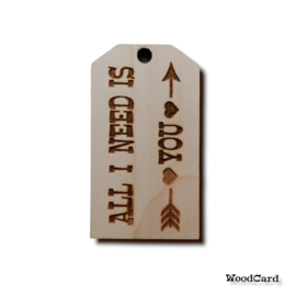 ALL I NEED IS YOU - PIJL - 10 stuks