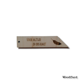 ROUWLABEL VEER - 10 stuks