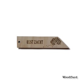 ROUWLABEL BOOM - 10  stuks