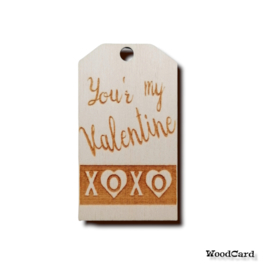 YOU'R MY VALENTINE - XOXO - 10 stuks