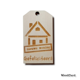 NIEUWE WONING GEFELICITEERD - HUIS - 10 stuks