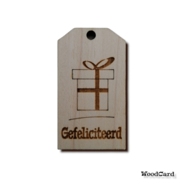GEFELICITEERD - KADO - 10 stuks