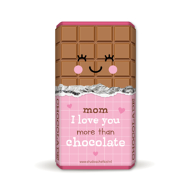 chocolade wikkel 5 stuks | mom i love you more than CHOCOLATE
