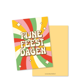 Kaart A6 | fijne feestdagen