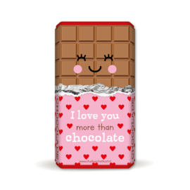 chocolade wikkel 5 stuks | i love you more than CHOCOLATE