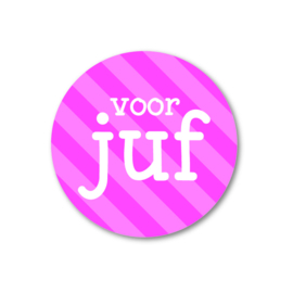 5 stickers | voor juf