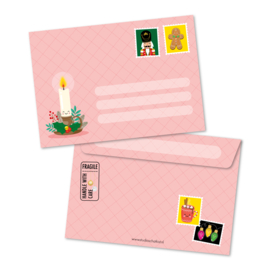 envelop 10 stuks | kerst
