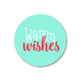 5 Stickers | warm wishes