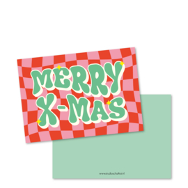 Kaart A6 | merry x-mas