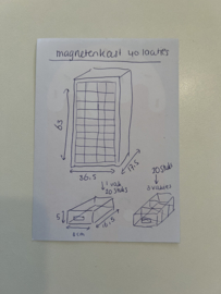 Vakjes lade kast