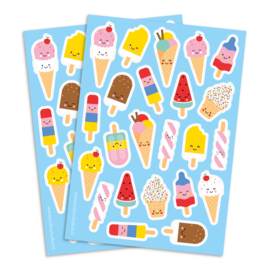 Stickervel A5 | ijsjes