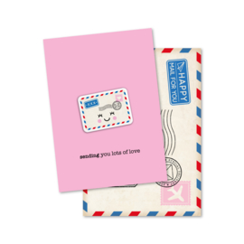 Magneetkaart 5 stuks | sending you lots of love