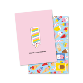Magneetkaart 5 stuks | you're the sweetest