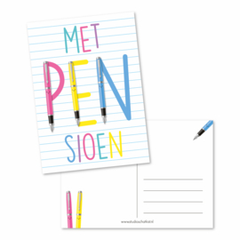 Kaart A6 | met pensioen